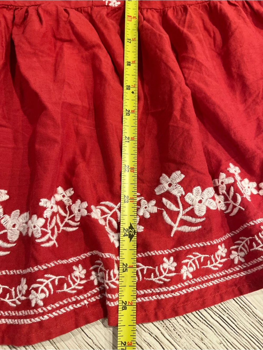 Old Navy Red Embroidered Peasant Tunic Top Size 4X Plus Size Fashion - Picture 8 of 8